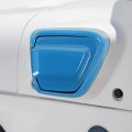 Cherocar For Jeep 4xe Electric Charging Ports Trim Cover Antidust Antiscrach Protector Wrangler 2021-2022 Light Blue