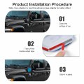 Cherocar For Jeep 4xe Electric Charging Ports Trim Cover Antidust Antiscrach Protector Wrangler 2021-2022 Light Blue