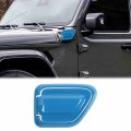 Cherocar For Jeep 4xe Electric Charging Ports Trim Cover Antidust Antiscrach Protector Wrangler 2021-2022 Light Blue 