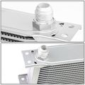 Universal Automotive Silver Aluminum 13-row Engine Transmission Oil Cooler