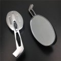 Httmt Mt027 Ttt004- Motorcycle Chrome Running Mirror Compatible With Cbr600 900 929 954 1000rr Oval Shape Yamah Yzfr1 R6 Fzr600
