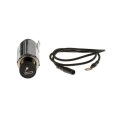 Cigarette Lighter Assembly Metal Female Terminal Lead Wire Type 1 944 In Tube Length Black Standard Style 