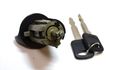 Pt Auto Warehouse Ilc-176l Ignition Lock Cylinder With Keys Black Trim 