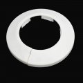 Uxcell 50mm Plastic Wall Flange Radiator Water Pipe Cover White 4pcs