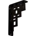 Ekena Millwork Bktm01x05x08ser-case-2 Inch W X 5 1 2 D 8 H Eris Wrought Iron Bracket Single Center Brace 2-pack 