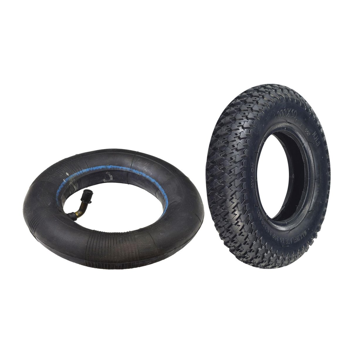 200x50 8in X 2in Tire With Knobby Diamond Tread And Inner Tube For Razor Dune Buggy Set Of 2