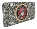 Marine Seal Urban Camo License Plate