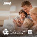 Feit Electric 60-watt Equivalent B10 Led Light Bulb Dimmable Enhance Glass Candelabra Filament 500 Lumens 13 Yrs Lifetime 2700k