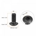Uxcell M3x6mm Hex Socket Button Head Cap Bolts Screws Alloy Steel 50pcs