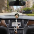 Jeathfea Personalized Photo Crystal Hanging Car Accessories For Women And Man Customized Pictures Rearview Mirror Pendants Home