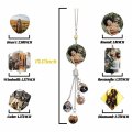 Jeathfea Personalized Photo Crystal Hanging Car Accessories For Women And Man Customized Pictures Rearview Mirror Pendants Home