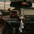 Jeathfea Personalized Photo Crystal Hanging Car Accessories For Women And Man Customized Pictures Rearview Mirror Pendants Home