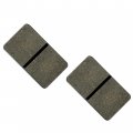 Caltric Mechanical Brake Pads Compatible With Arctic Cat 400 454 500 2x4 4x4 1998-2003 1402-602