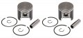 Spi 09-741-04 2 Piston Kits For Ski-doo 500 Fan Cooled Snowmobiles 040 Over Bore 73mm See Desc 