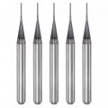 End Mill Cnc Router Bits 0 5mm X 4mm 1 8 Shank Diamond Film Coated Carbide Engraving Bit Milling Cutter Left Hand For Pcb 