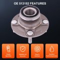 Ocpty Compatible For New Wheel Hub Bearings Front 4 Lugs 1990-2003 Mazda Miata 1993-2005 Base 2004-2005 Ls With Oe 513152 Pack