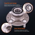 Ocpty Compatible For New Wheel Hub Bearings Front 4 Lugs 1990-2003 Mazda Miata 1993-2005 Base 2004-2005 Ls With Oe 513152 Pack