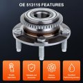 Ocpty New Wheel Hub Bearings Front Replacement Fit Ford For Mustang 1994-2004 5-lug Compatible With 513115