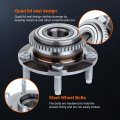 Ocpty New Wheel Hub Bearings Front Replacement Fit Ford For Mustang 1994-2004 5-lug Compatible With 513115