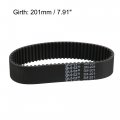 Uxcell Htd3m201 Rubber Timing Belt Synchronous Closed Loop Pulley 15mm Width