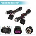 X Autohaux 1 Pair Headlights Wiring Adapter For Ram 1500 2500 3500 2013-2018 Factory Projector Headlight To Base Reflector