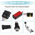 X Autohaux 1 Pair Headlights Wiring Adapter For Ram 1500 2500 3500 2013-2018 Factory Projector Headlight To Base Reflector