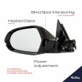 Spieg Driver Side Mirror Replacement For Audi A6 2012-2017 Heated Turn Signal Light Power Folding Blind Spot Monitoring Black