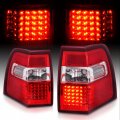 Amerilite Clear Red Led Replacement Brake Tail Lights For 2007-2017 Ford Expedition Passenger And Driver Side