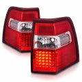 Amerilite Clear Red Led Replacement Brake Tail Lights For 2007-2017 Ford Expedition Passenger And Driver Side