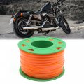 Uxcell Universal 15m Motorcycle Silicone Fuel Petrol Oil Pipe Tube Hose Line Orange
