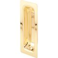 Prime-line Products N 6826 Closet Door Pull Handle Oblong Brass Platedpack Of 2 