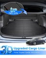 Cartist Cargo Liner For Toyota Corolla 2014-2019 Not Fit Cross Hatcback All Weather Rear Trunk Mat Waterproof Tpe Heavy Duty