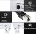 Aurora 3 Inch Marine White Led Cubed Light Flood Pattern 800 Lumens