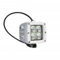 Aurora 3 Inch Marine White Led Cubed Light Flood Pattern 800 Lumens
