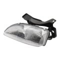 Headlight Assembly Driver Side For Chevy Cavalier 1995 1996 1997 1998 1999 With Bulbs Replaces Gm2502130 And 16523441 Clear 