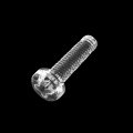 Uxcell M3x12mm Plastic Phillips Bolts 50pcs Pc Pan Head Machine Screws Transparent