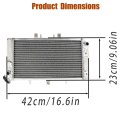 Aluminum Radiator Replacement For Polaris Predator 500 Outlaw 450 525