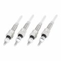Notonparts 4 Pcs 16851-65510 Glow Plug 16851-65512 For Kubota D905 D1005 D1105 V1505 Rtv900 Rtv1100 Mower Bx1800d Bx1850d F2260 