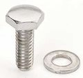 Mr Gasket 5019 Valve Cover Bolts Chrome Plated 4 In -20 X 0 75 Hex Head 1 An Washers Pc 