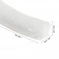 Uxcell Self Adhesive Brush Seal Weather Stripping 3 8 X 49ft Door Strip For Sliding Sash Window Wardrobe White
