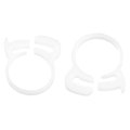 2 Pcs Double Snap Grip Hose Clamps Plastic4 8-27 2 Mm 0 98-1 07 Inches Inner Dia Adjustable Several Ratcheting Tubing Clamp For 