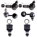 6 Piece Suspension Kit For Honda Civic 2001 2005 And Acura El Front Lower Ball Joint Outer Tie Rod End Sway Bar Link Es3581 