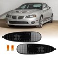 Usr 04-06 Gto Side Marker Lights Smoke Front Bumper Sidemarkers Lamps Set Left Right For 2004-2006 Pontiac Smoked Lens With 