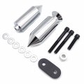 Httmt- Chrome Spike Frame Slider Guard Crash Protector Pad Aluminum For 2006-2007 Yzf R6 Black P N Mt290-002-cd