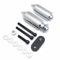 Chrome Spike Frame Slider Guard Crash Protector Pad Aluminum For 2006-2007 Yzf R6 Mt290-002-cd