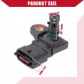 Hihaha No 68207074ab 68207074aa Manifold Absolute Pressure Sensor For Dodge Challenger 2015-2017 Durable Plastic 1 Pcs Gray