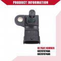 Hihaha No 68207074ab 68207074aa Manifold Absolute Pressure Sensor For Dodge Challenger 2015-2017 Durable Plastic 1 Pcs Gray