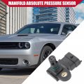 Hihaha No 68207074ab 68207074aa Manifold Absolute Pressure Sensor For Dodge Challenger 2015-2017 Durable Plastic 1 Pcs Gray