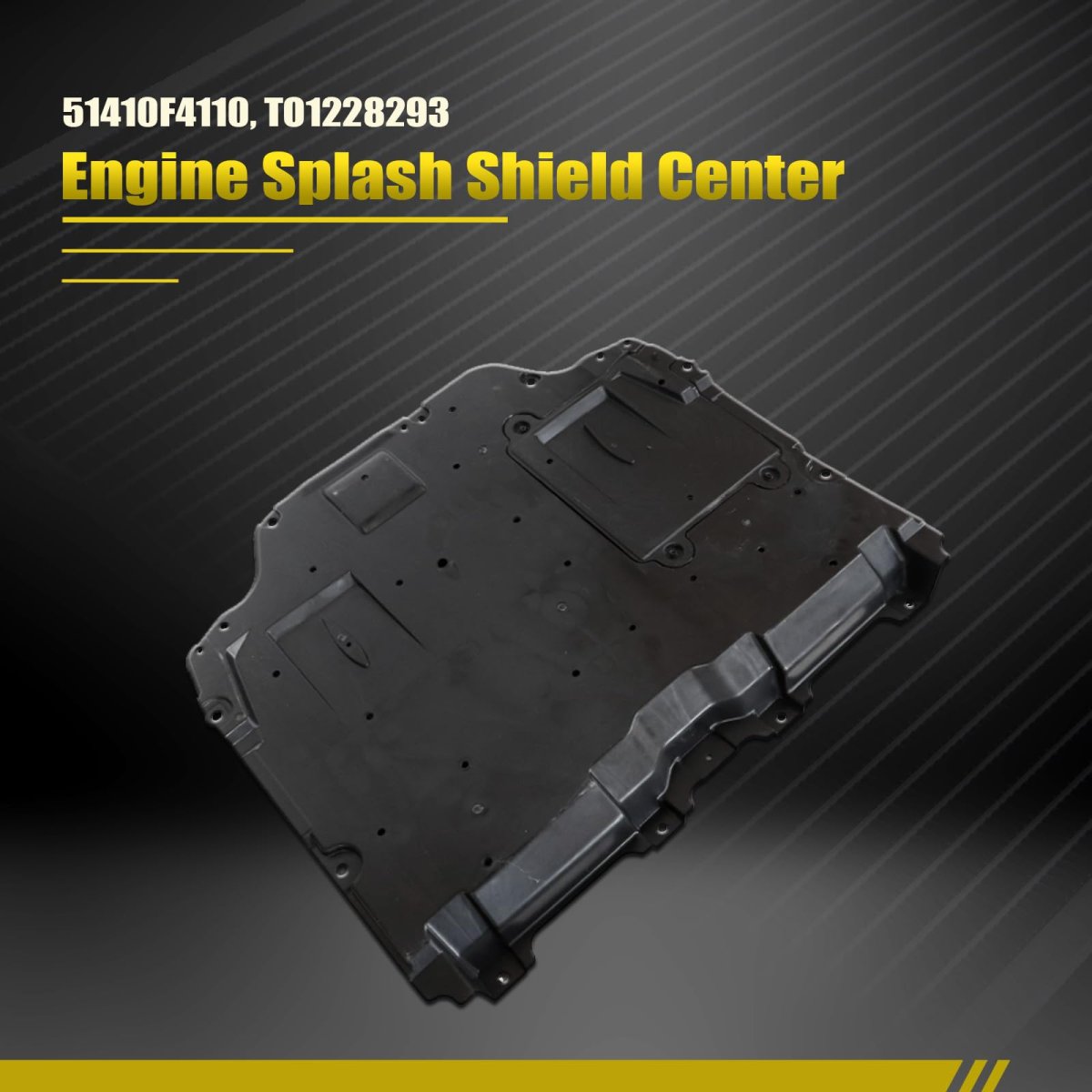 Engine Splash Shield Center For Toyota C-hr 2019-2022 Replace 51410f4110 To1228293