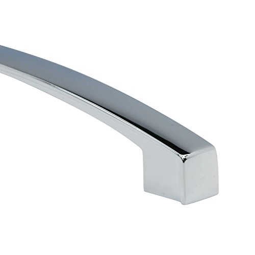 25 Pack Rok Hardware 6-5 16 160mm Hole Bow Arch Style Chrome Kitchen Vanity Dresser Cabinet Pull Handle 6-25 32 172mm Overall